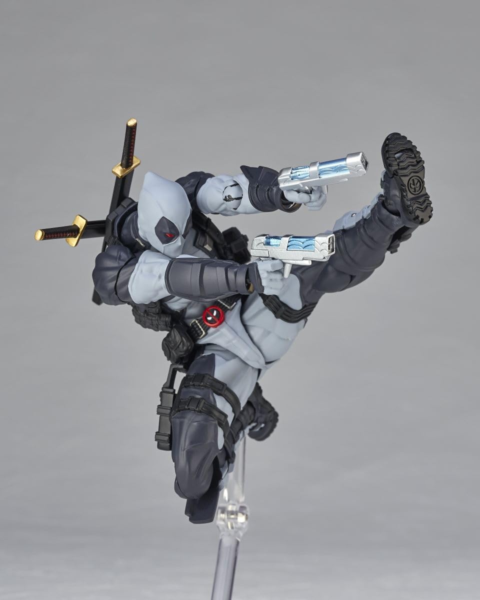 PREORDINE+ 07/2025 Revoltech Amazing Yamaguchi Deadpool Ver.2.5 X-Force Color Edition Action Figure
