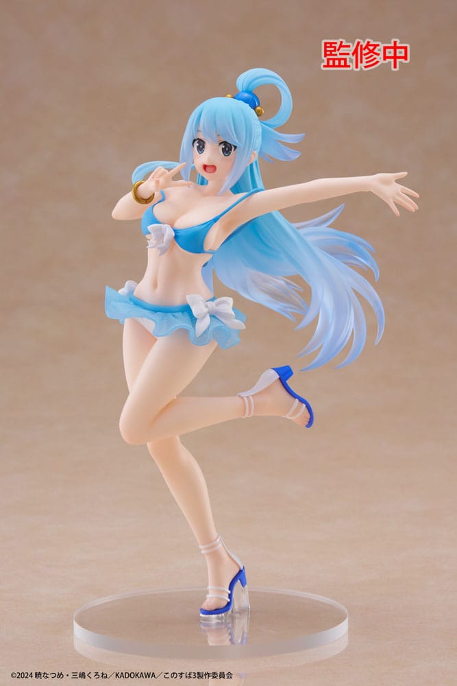 PREORDINE+ CHIUSO 05/2025 KonoSuba: God's Blessing on This Wonderful World! 3 Coreful Figure Aqua Swimwear Ver. 18 cm