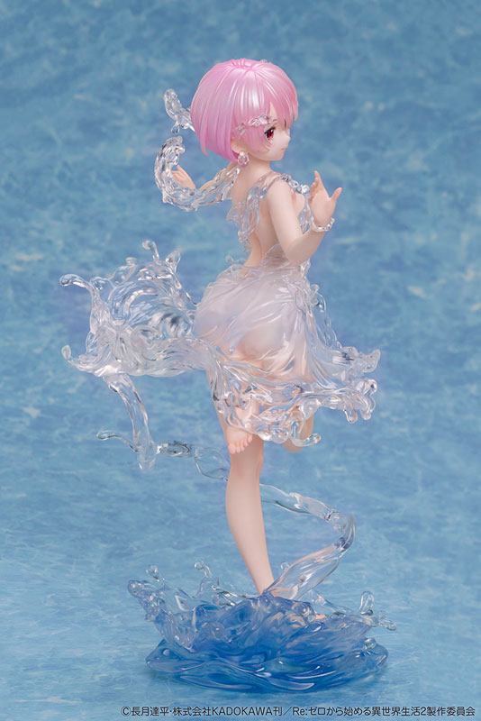 PREORDINE 12/2025 Re:Zero Starting Life in Another World Ram Aqua Dress 23 cm Statue 1/7 (PREORDINE NON CANCELLABILE)