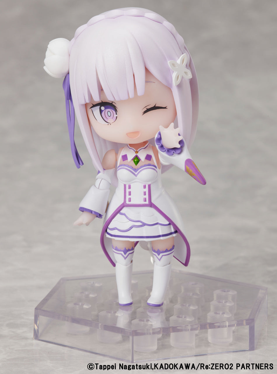PREORDINE ESAURITO Re:Zero Starting Life in Another World Dform Emilia 9 cm - Action Figure (PREORDINE NON CANCELLABILE)
