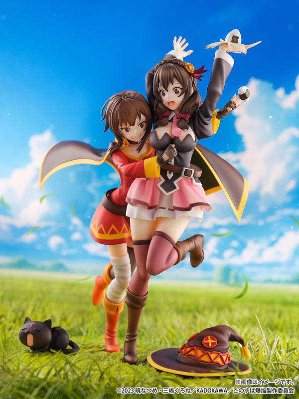 PREORDINE CHIUSO 08/2025 Konosuba: God's Blessing on This Wonderful World! SHIBUYA SCRAMBLE FIGURE Megumin & Yunyun Futari wa Otomodachi Ver. 26 cm Statue 1/6 (PREORDINE NON CANCELLABILE)