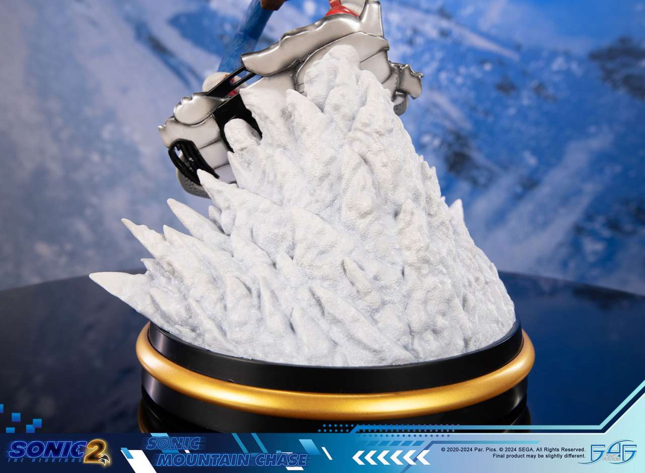 PREORDINE CHIUSO 03/2025 Sonic the Hedgehog 2 Sonic Mountain Chase Resin Statue 34 cm (PREORDINE NON CANCELLABILE)
