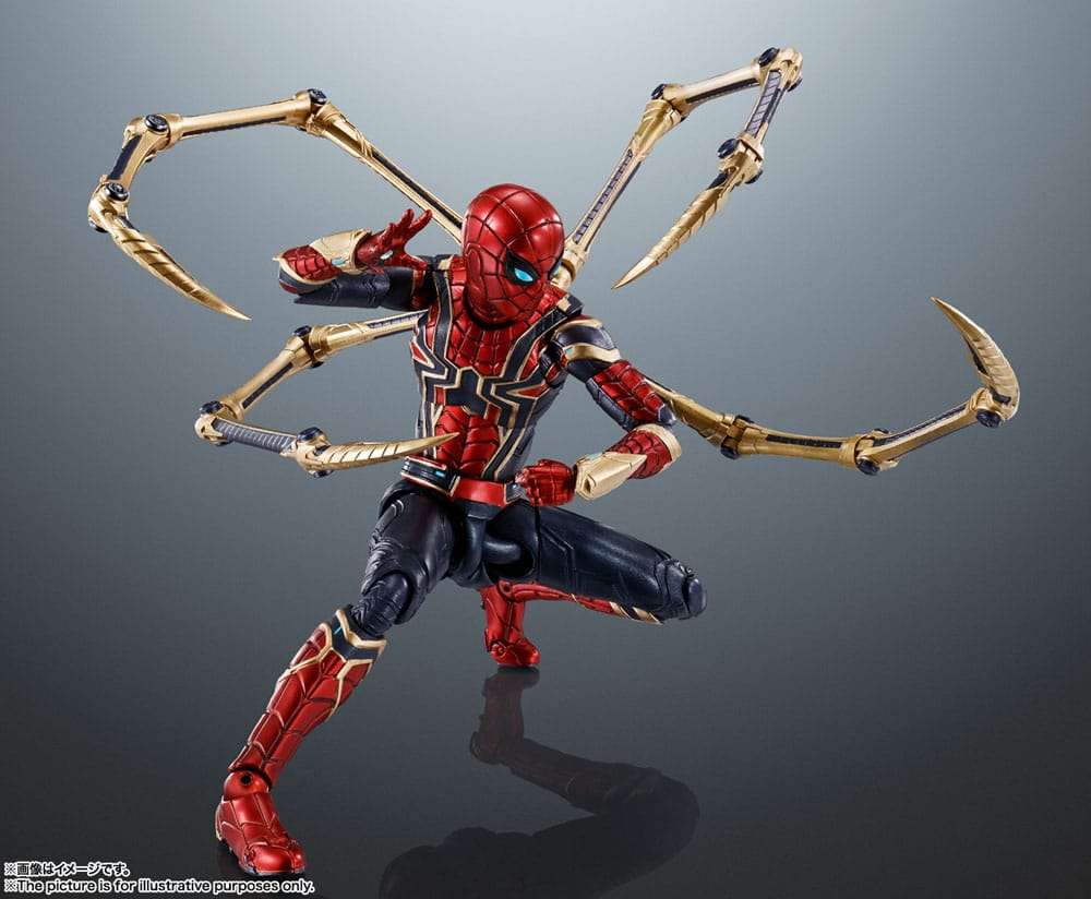PREORDINE+ CHIUSO 07/2025 Spider-Man No Way Home Iron Spider Shf Reissue (C)