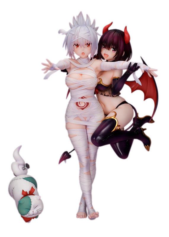 PREORDINE CHIUSO 11/2025 Ayakashi Triangle Statue Matsuri Kazamaki & Suzu Kanade & Shirogane 25 cm (PREORDINE NON CANCELLABILE)