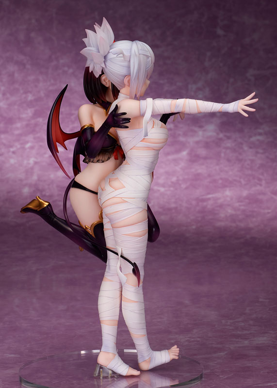 PREORDINE CHIUSO 11/2025 Ayakashi Triangle Statue Matsuri Kazamaki & Suzu Kanade & Shirogane 25 cm (PREORDINE NON CANCELLABILE)