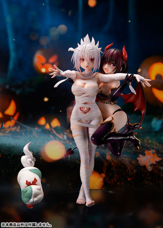 PREORDINE CHIUSO 11/2025 Ayakashi Triangle Statue Matsuri Kazamaki & Suzu Kanade & Shirogane 25 cm (PREORDINE NON CANCELLABILE)