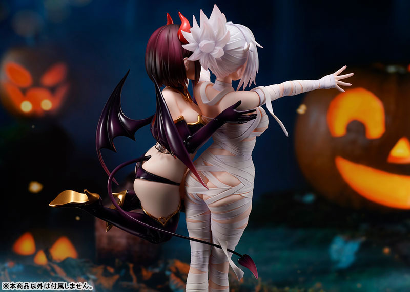 PREORDINE CHIUSO 11/2025 Ayakashi Triangle Statue Matsuri Kazamaki & Suzu Kanade & Shirogane 25 cm (PREORDINE NON CANCELLABILE)