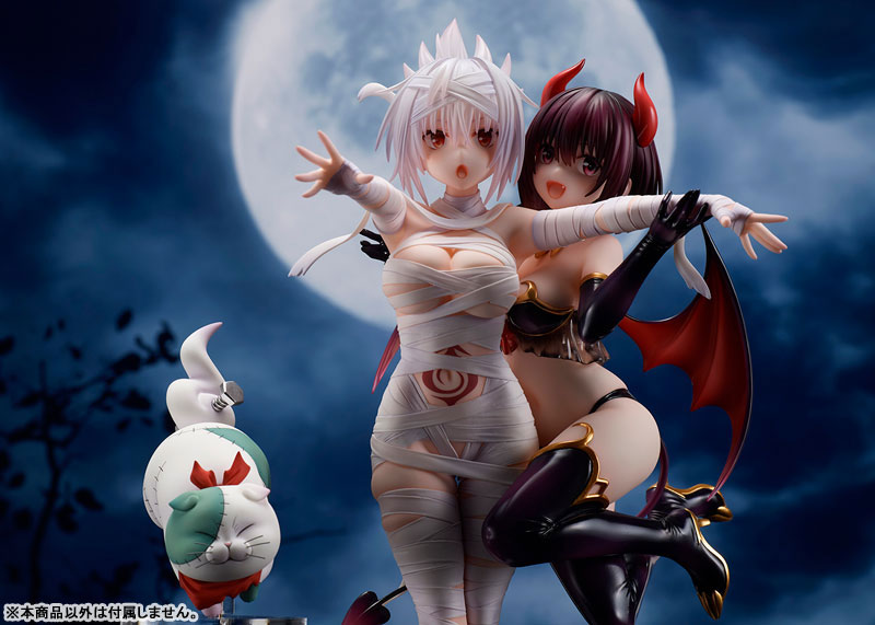 PREORDINE CHIUSO 11/2025 Ayakashi Triangle Statue Matsuri Kazamaki & Suzu Kanade & Shirogane 25 cm (PREORDINE NON CANCELLABILE)