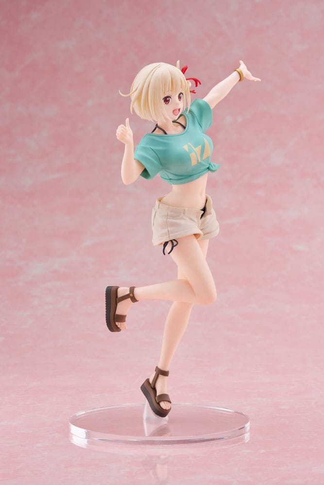 PREORDINE+ CHIUSO 04/2025 Lycoris Recoil Coreful Figure Chisato Nishikigi Hawaiian Ver. 18 cm