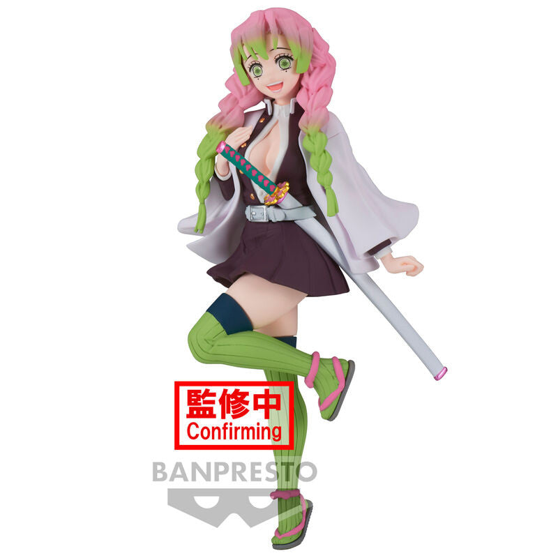 IN STOCK (Scatola Danneggiata) Figure Mitsuri Kanroji Love Hashira ver. 34 Demon Slayer Kimetsu no Yaiba 16cm