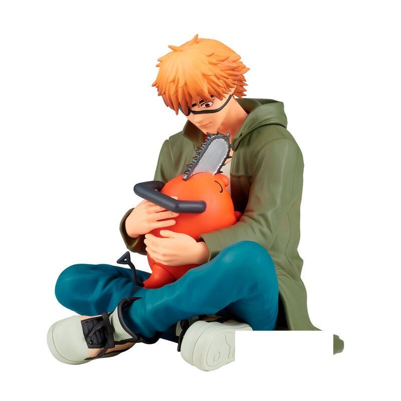 PREORDINE CHIUSO Figure Denji & Pochita Break Time Chainsaw Man 9cm