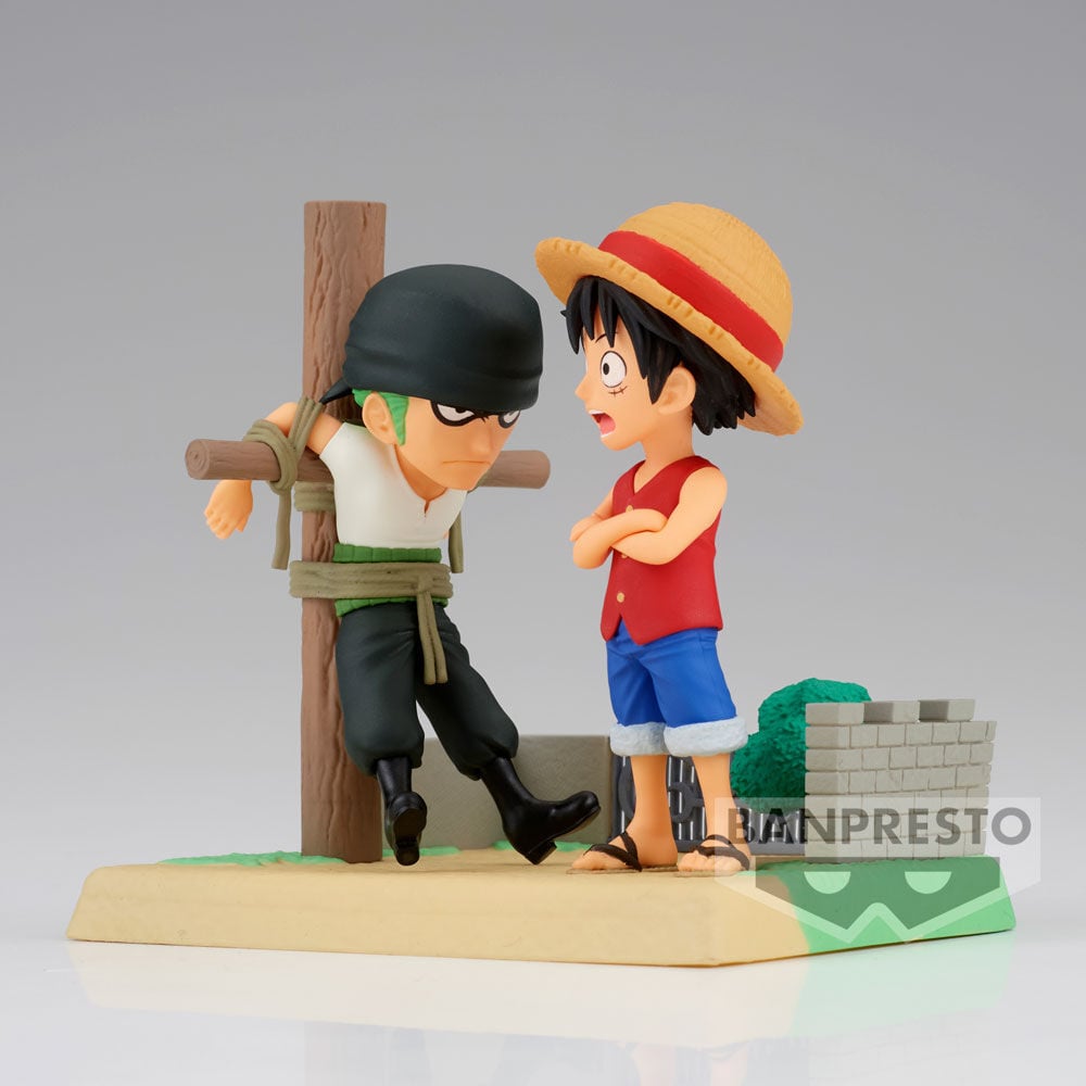 🧪 LAB | SU ORDINAZIONE One Piece Log Stories Monkey D Luffy & Roronoa Zoro figure 7cm