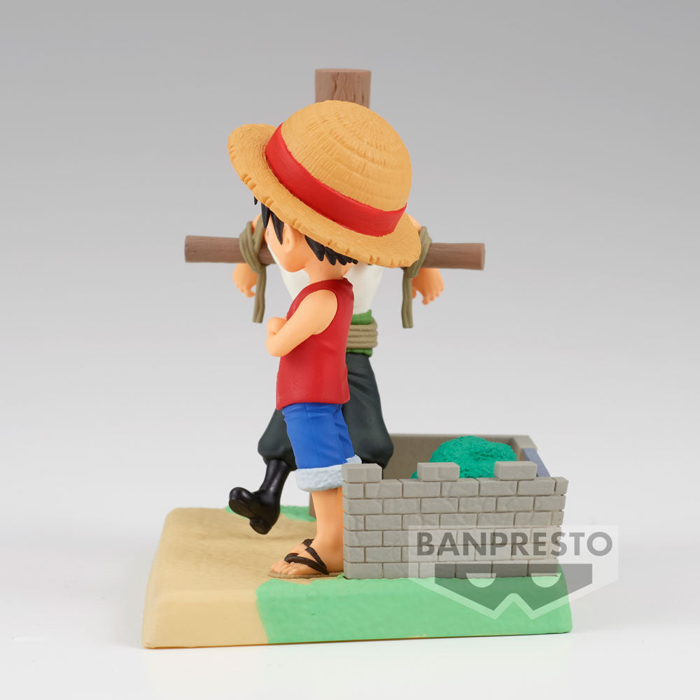 🧪 LAB | SU ORDINAZIONE One Piece Log Stories Monkey D Luffy & Roronoa Zoro figure 7cm