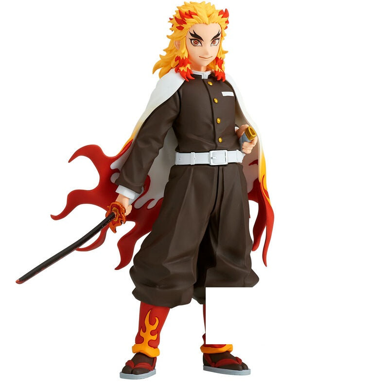 PREORDINE CHIUSO Figure Kyojuro Rengoku Demon Slayer Kimetsu no Yaiba 17cm