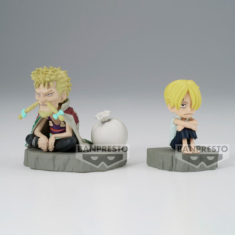 🧪 LAB | SU ORDINAZIONE One Piece World Collectable Stories Sanji & Zeff figure 6cm