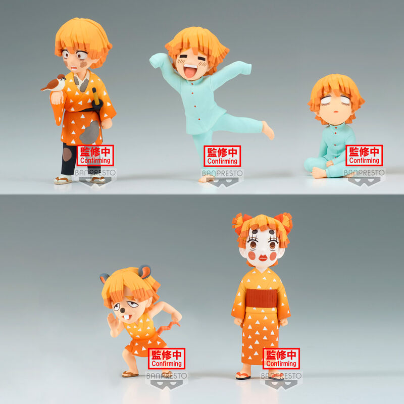🧪 LAB | SU ORDINAZIONE Demon Slayer Kimetsu No Yaiba World Collectable Zenitsu Agatsuma assorted figure 7cm