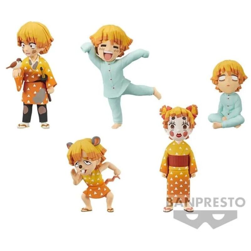 🧪 LAB | SU ORDINAZIONE Demon Slayer Kimetsu No Yaiba World Collectable Zenitsu Agatsuma assorted figure 7cm