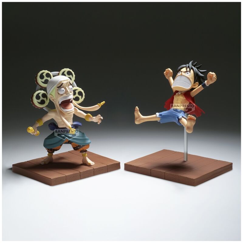🧪 LAB | SU ORDINAZIONE One Piece Monkey D Luffy & Enel World Collectable figure 7cm