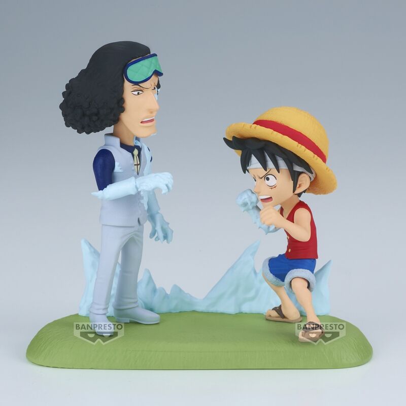 🧪 LAB | SU ORDINAZIONE One Piece World Collectable Figure Log Stories Monkey D. Luffy vs Kuzan 9cm