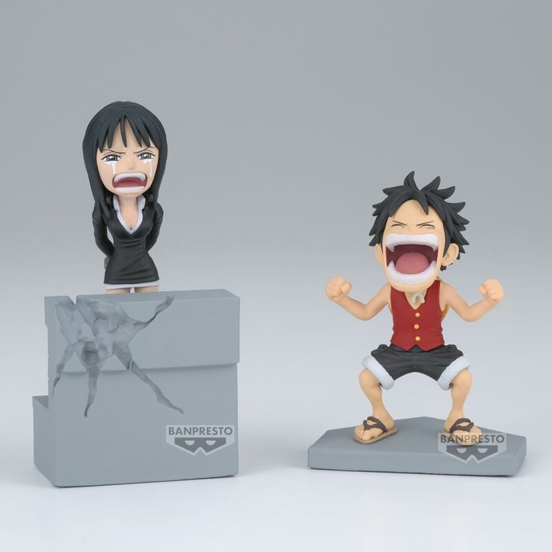 🧪 LAB | SU ORDINAZIONE One Piece Luffy & Nico Robin World Collectable figure 10cm