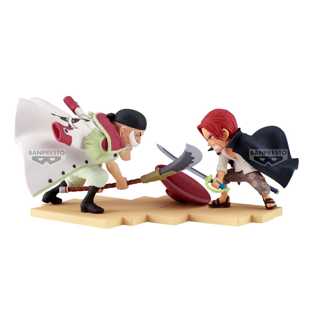 🧪 LAB | SU ORDINAZIONE One Piece World Collectable Log Stories Edward Newgate vs. Shanks figure 13cm