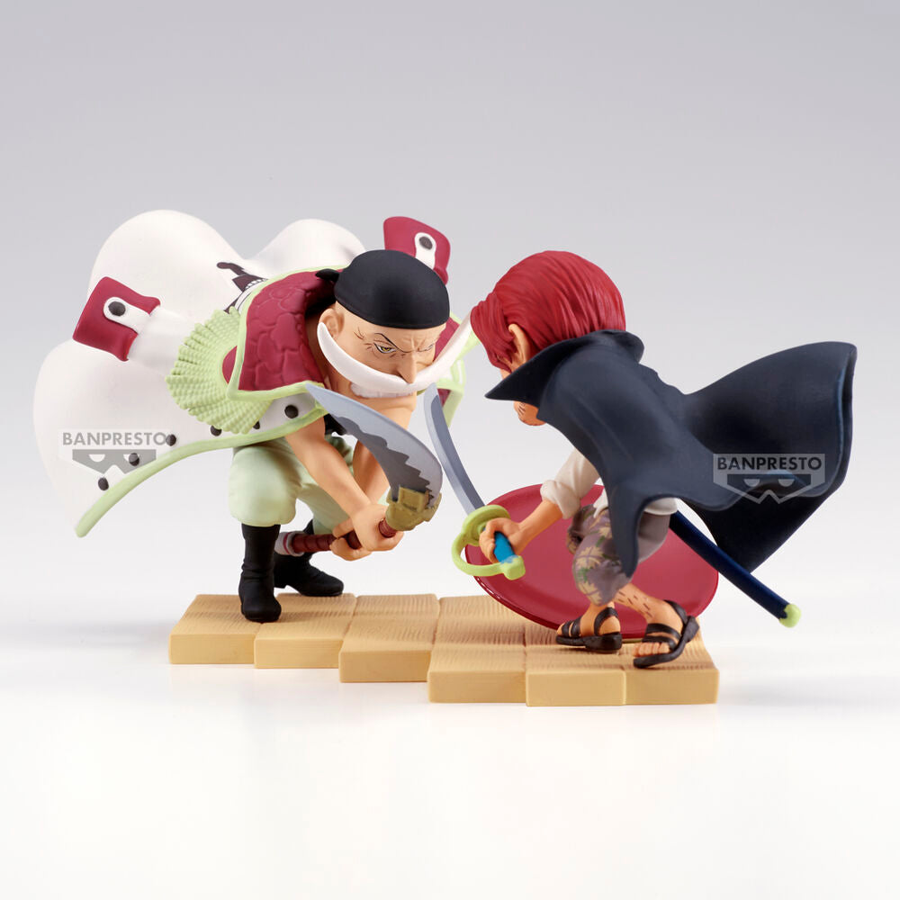 🧪 LAB | SU ORDINAZIONE One Piece World Collectable Log Stories Edward Newgate vs. Shanks figure 13cm