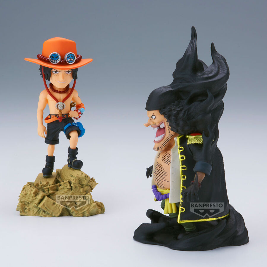 🧪 LAB | SU ORDINAZIONE One Piece Portgas D.Ace Vs Marshall.D.Teach Log Stories figure 8cm
