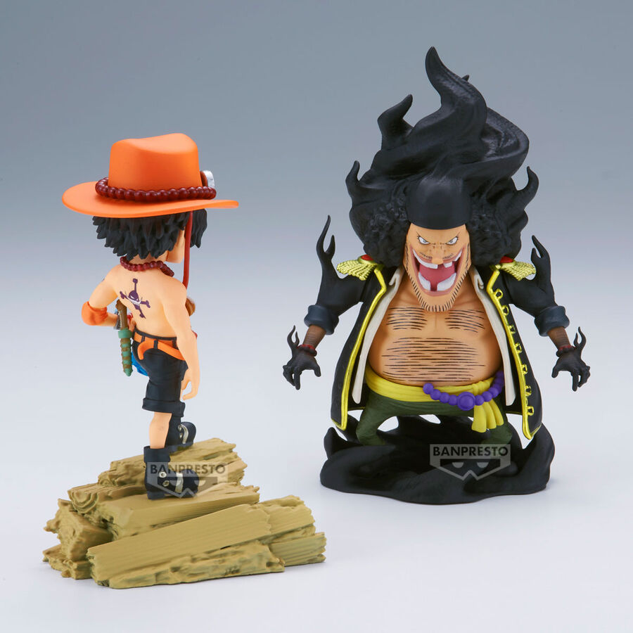 🧪 LAB | SU ORDINAZIONE One Piece Portgas D.Ace Vs Marshall.D.Teach Log Stories figure 8cm