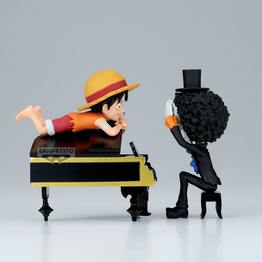 🧪 LAB | SU ORDINAZIONE One Piece Luffy & Brook Word Collectable Stories figure 8cm