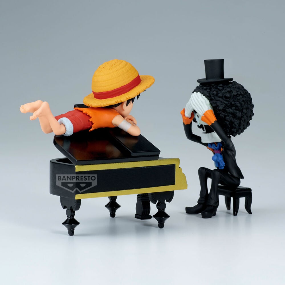 🧪 LAB | SU ORDINAZIONE One Piece Luffy & Brook Word Collectable Stories figure 8cm