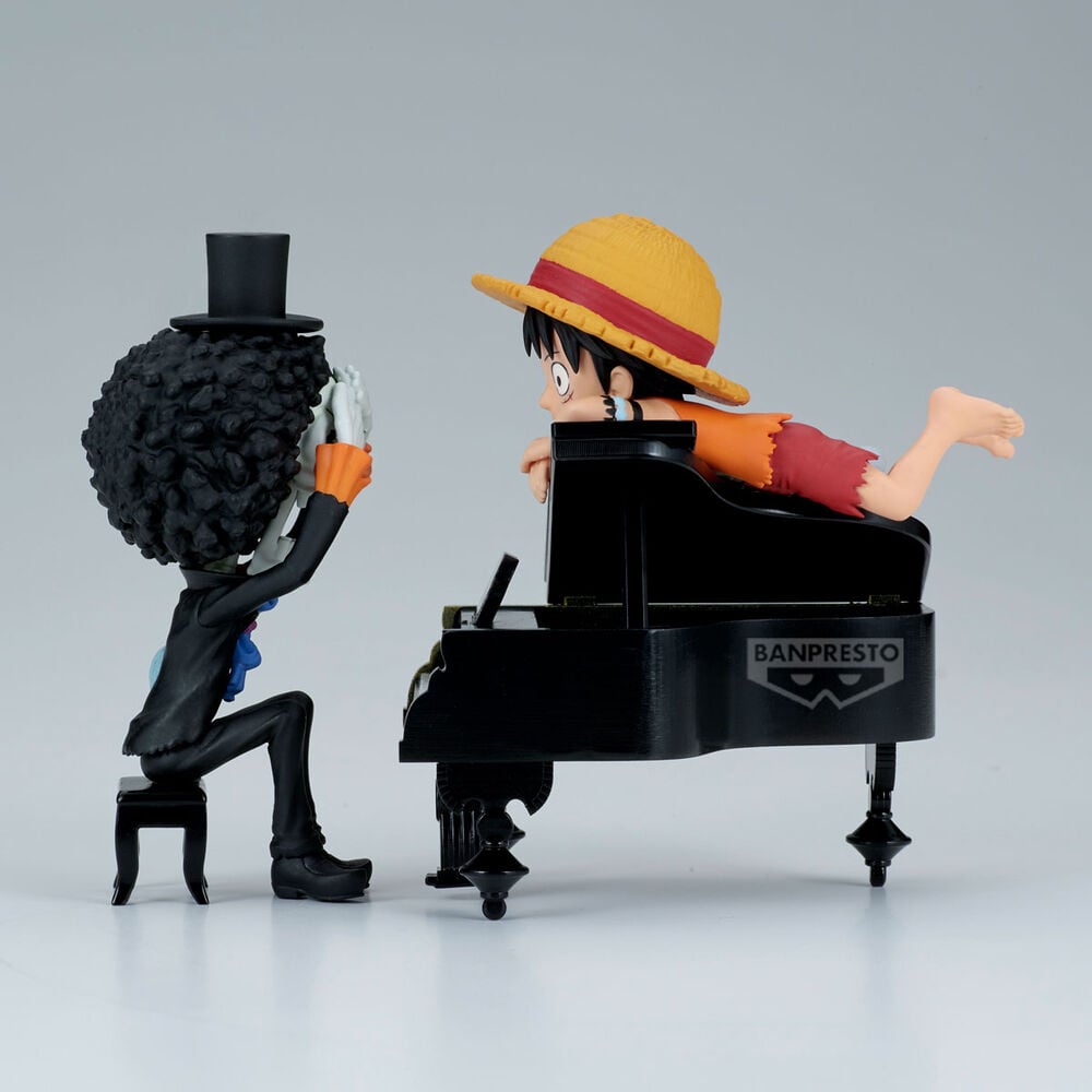 🧪 LAB | SU ORDINAZIONE One Piece Luffy & Brook Word Collectable Stories figure 8cm