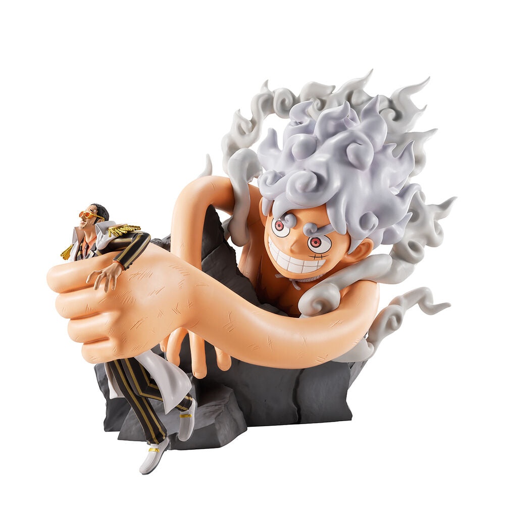 🧪 LAB | SU ORDINAZIONE One Piece Monkey D Luffy Gear 5 vs Borsalino Burst of Energy Ichibansho figure 22cm