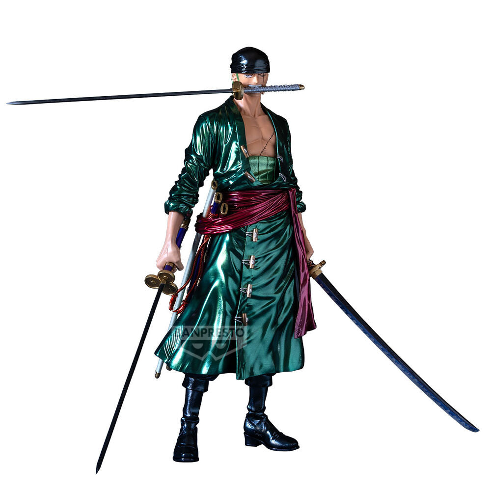 🧪 LAB | SU ORDINAZIONE One Piece Roronoa Zoro Premium The Metallic figure 30cm