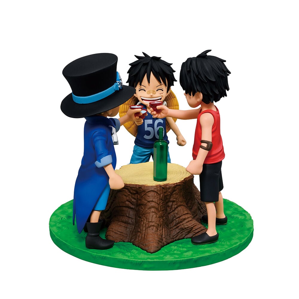 🧪 LAB | SU ORDINAZIONE One Piece Dramatic Memories Ace & Sabo & Luffy Ichibansho figure 10cm