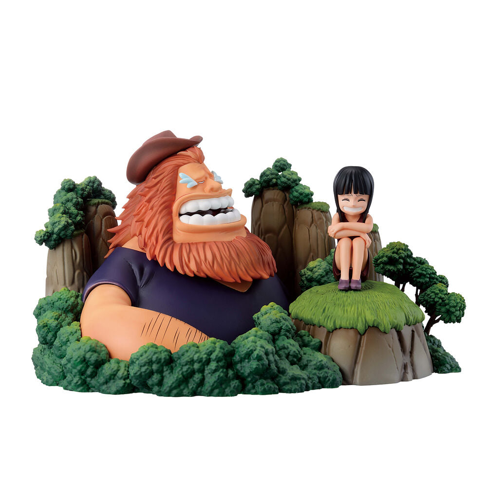 🧪 LAB | SU ORDINAZIONE One Piece Dramatic Memories Saul & Robin figure 13cm