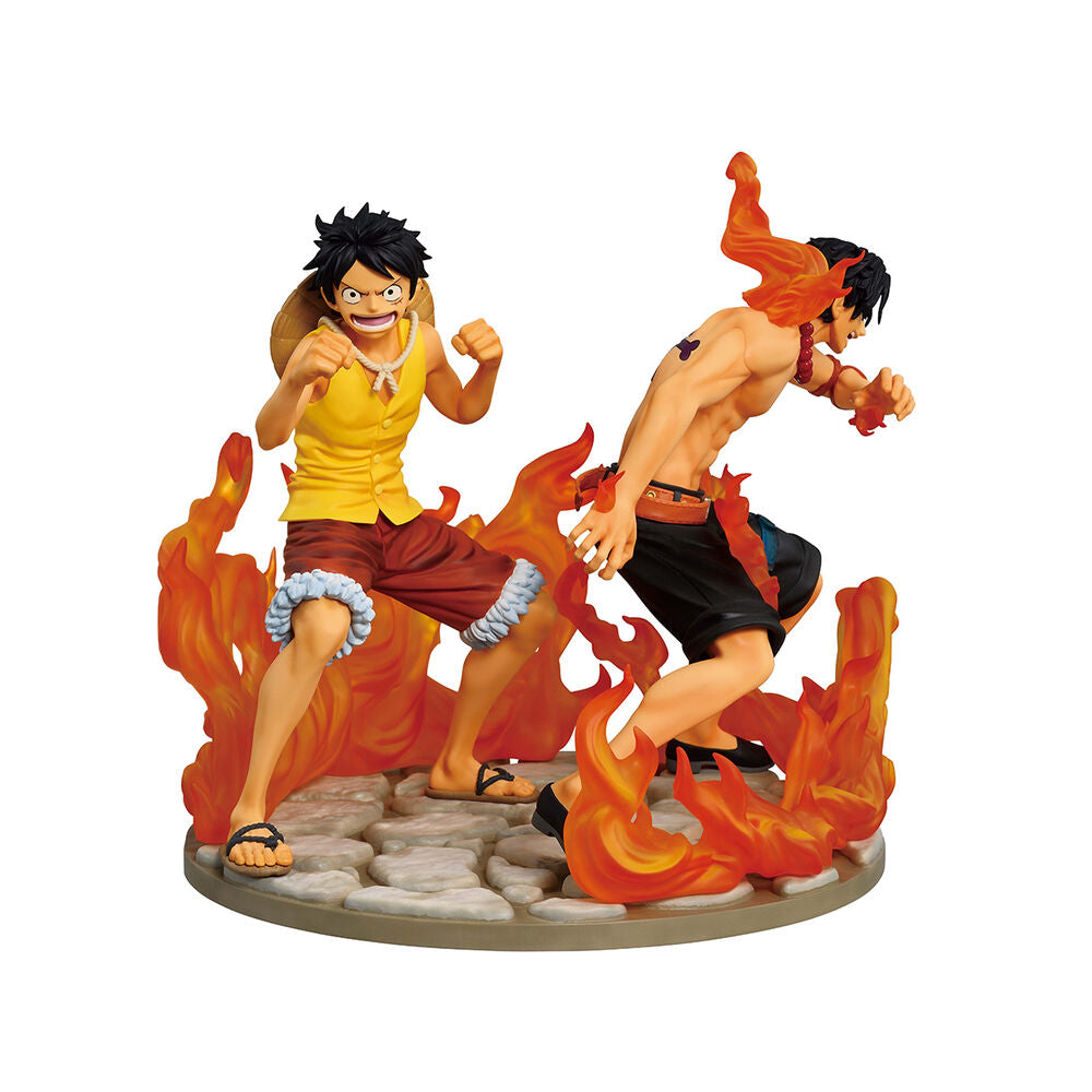 🧪 LAB | SU ORDINAZIONE One Piece Dramatic Memories Ace & Luffy Ichibansho figure 15cm
