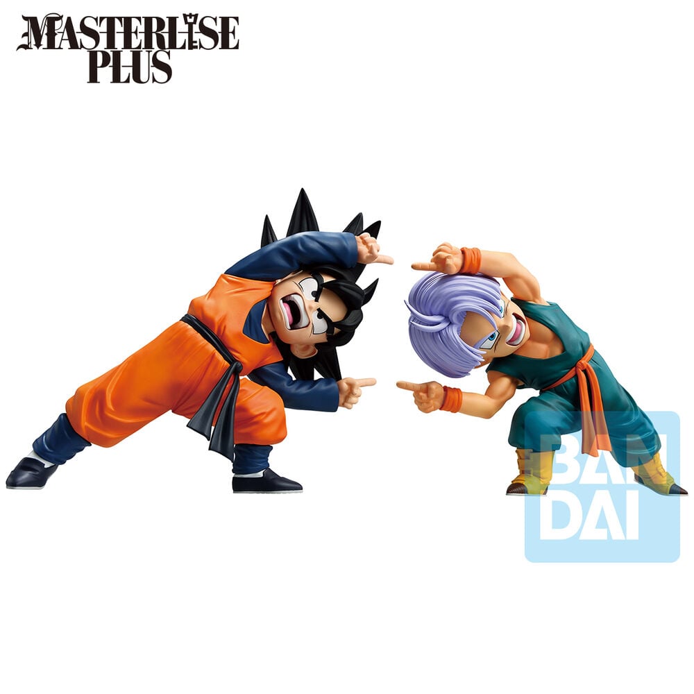 🧪 LAB | SU ORDINAZIONE Dragon Ball Z Masterlise Battle of the Super Saiyan Son Goten & Trunks set 2 Ichibansho figures 9cm