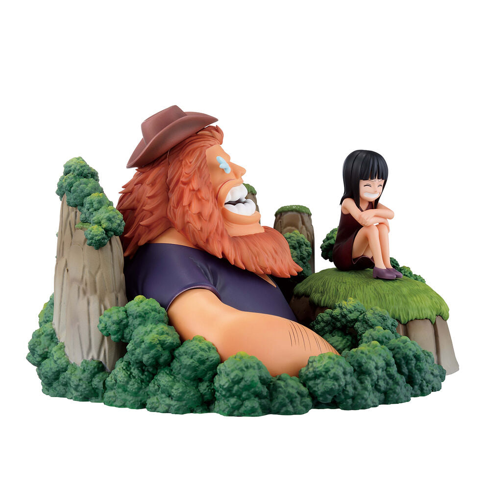 🧪 LAB | SU ORDINAZIONE One Piece Dramatic Memories Saul & Robin figure 13cm
