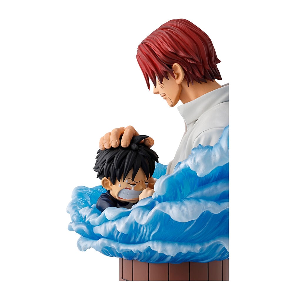 🧪 LAB | SU ORDINAZIONE One Piece Red Hair Pirates Shanks & Luffy figure 15cm