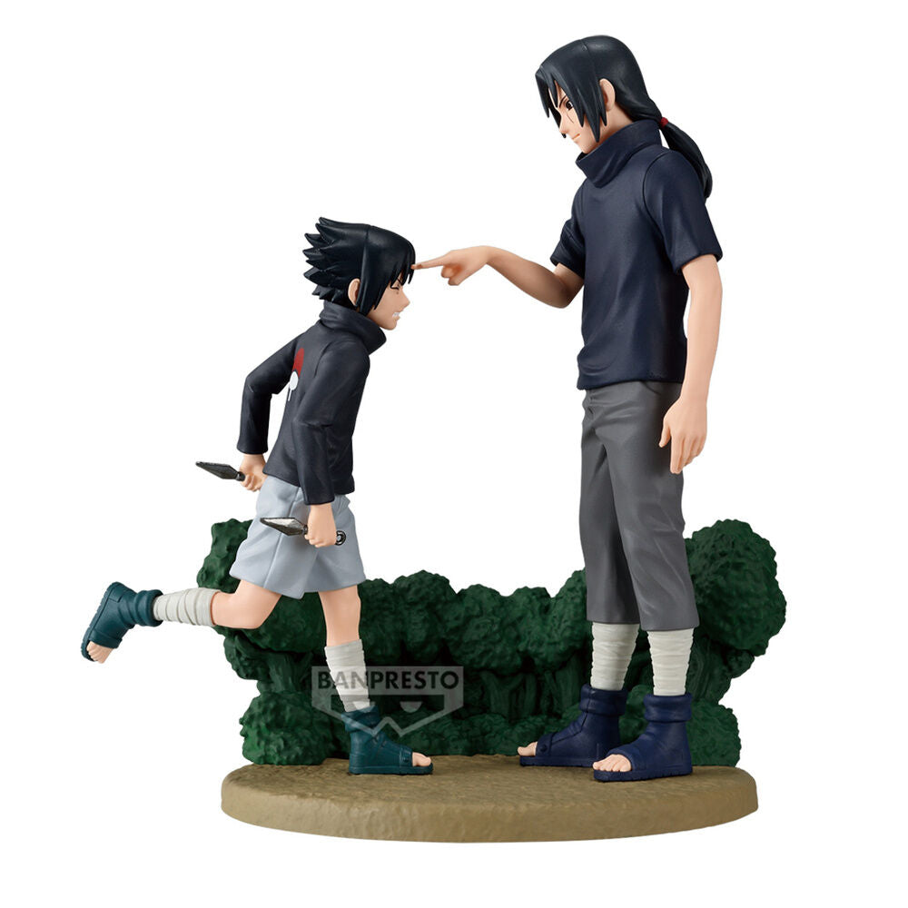 PREORDINE+ 01/2027 Naruto Shippuden Memorable Saga Sasuke Uchiha & Itachi Uchiha figure 14cm