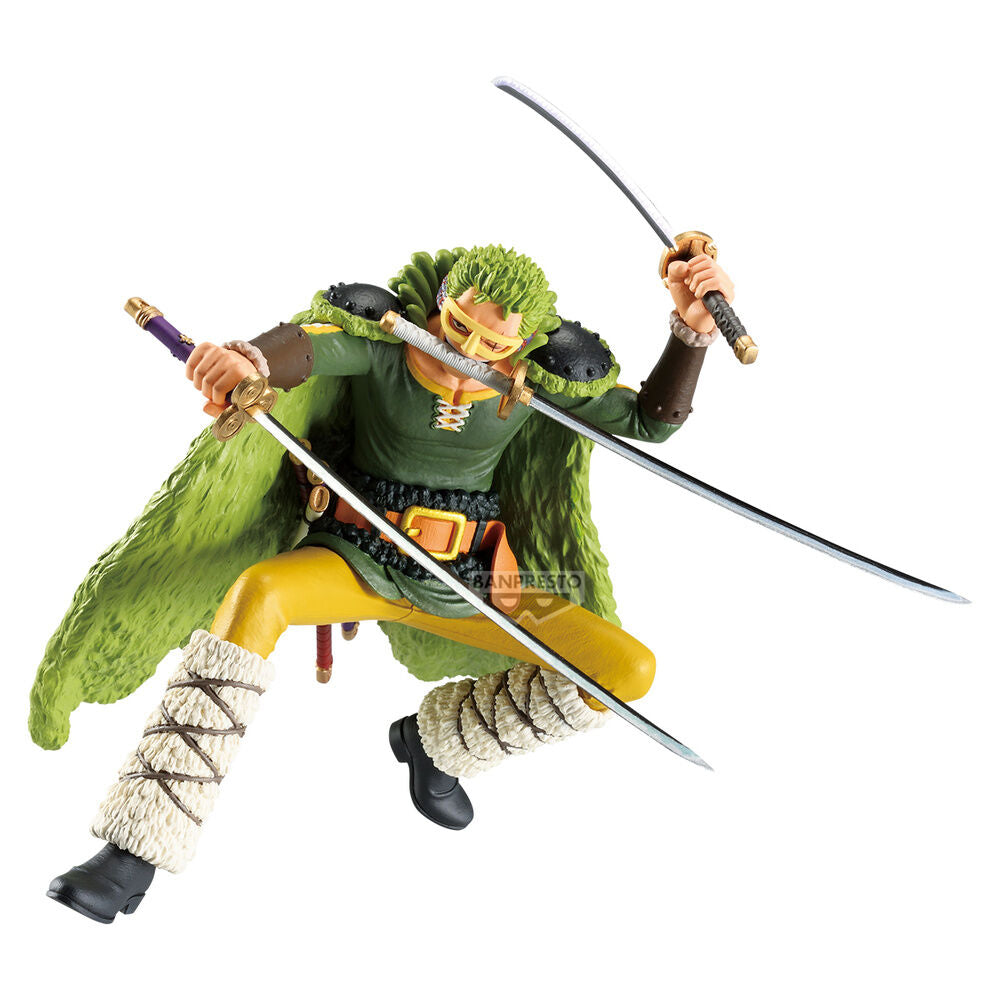 PREORDINE+ 02/2027 One Piece Cross Posing Roronoa Zoro figure 18cm