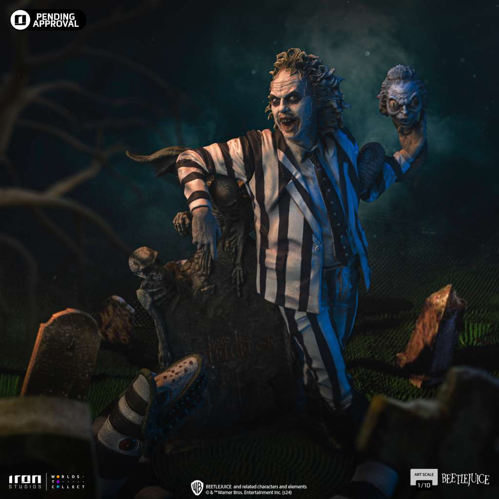 PREORDINE CHIUSO 03/2026 Beetlejuice Art Scale Statue 1/10 Beetlejuice 19 cm (PREORDINE NON CANCELLABILE)