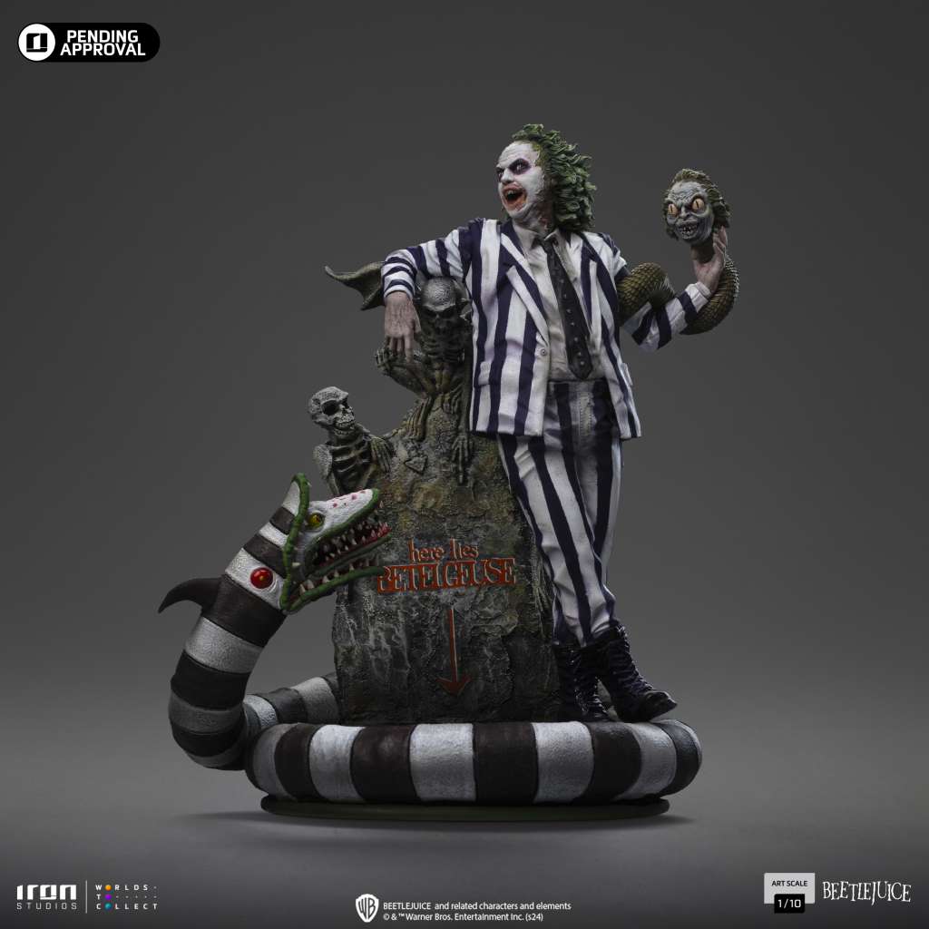 PREORDINE CHIUSO 03/2026 Beetlejuice Art Scale Statue 1/10 Beetlejuice 19 cm (PREORDINE NON CANCELLABILE)