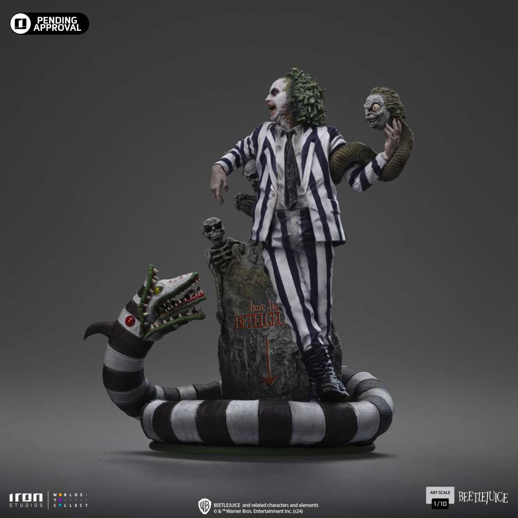PREORDINE CHIUSO 03/2026 Beetlejuice Art Scale Statue 1/10 Beetlejuice 19 cm (PREORDINE NON CANCELLABILE)
