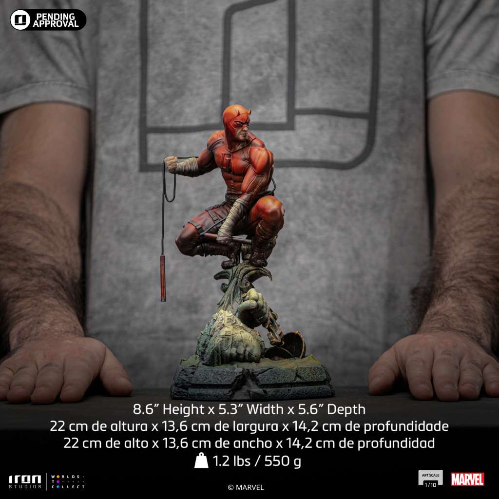 PREORDINE CHIUSO 03/2026 Daredevil Unleashed 1/10 Statue (PREORDINE NON CANCELLABILE)