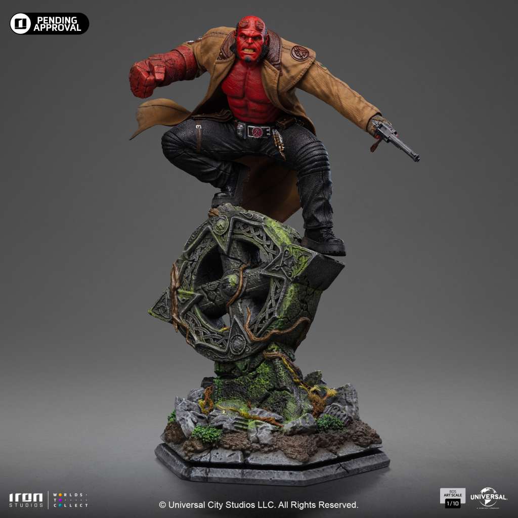 PREORDINE 09/2025 Hellboy 2 Hellboy 1/10 Statue (PREORDINE NON CANCELLABILE)
