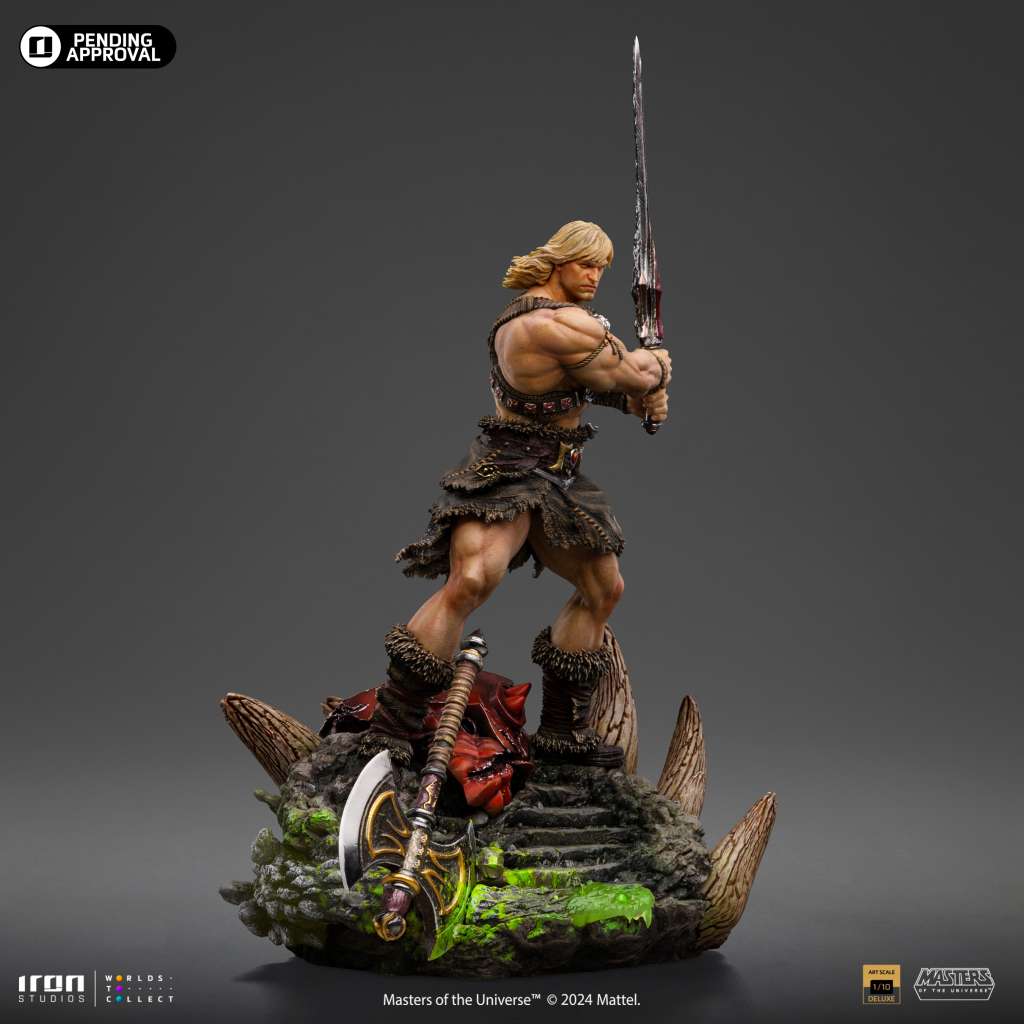 PREORDINE CHIUSO 03/2026 Masters of the Universe He-Man Unleashed 1/10 Statue (PREORDINE NON CANCELLABILE)