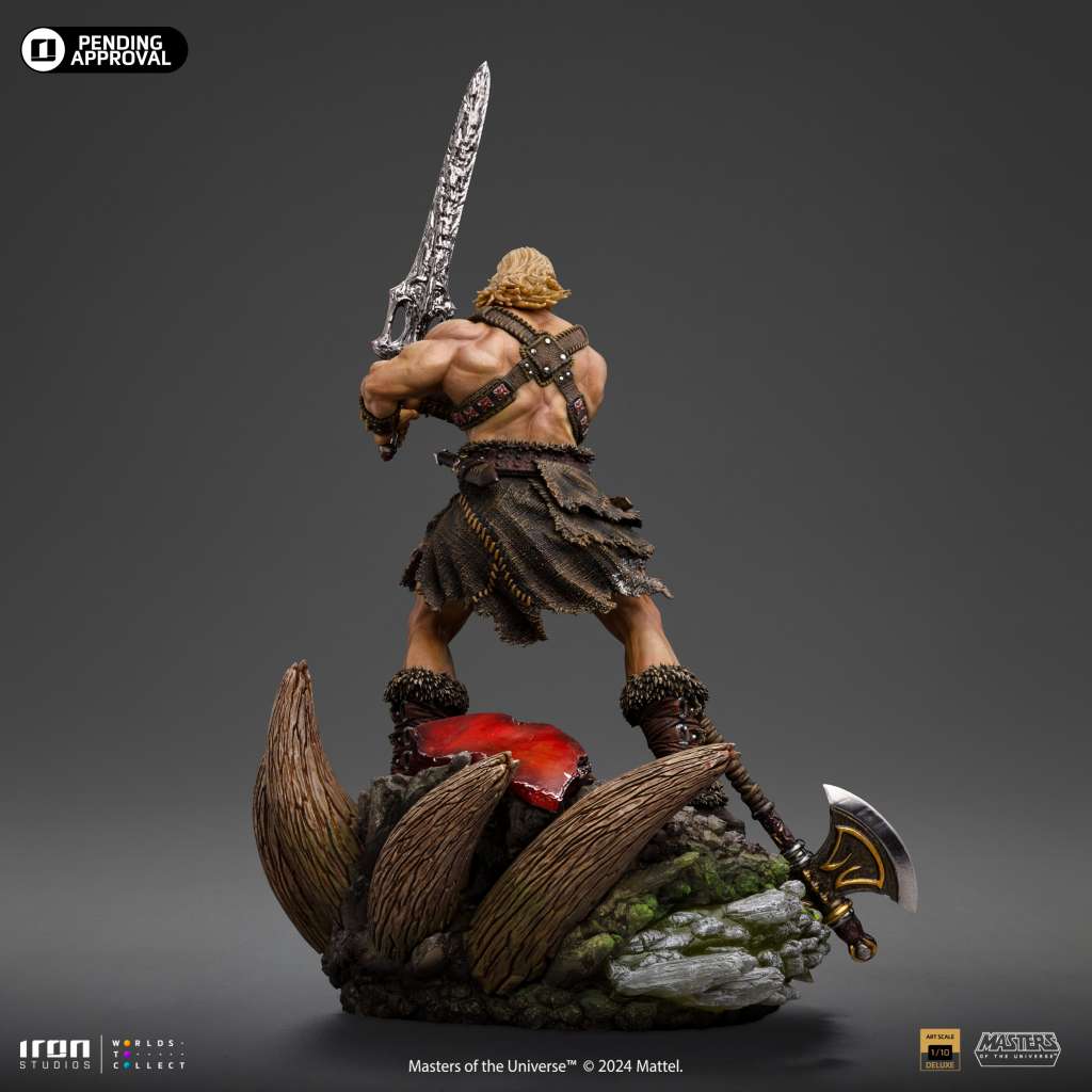 PREORDINE CHIUSO 03/2026 Masters of the Universe He-Man Unleashed 1/10 Statue (PREORDINE NON CANCELLABILE)