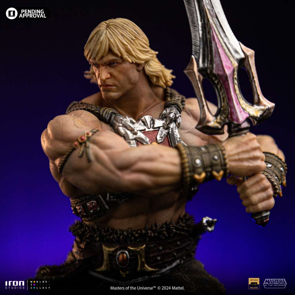 PREORDINE CHIUSO 03/2026 Masters of the Universe He-Man Unleashed 1/10 Statue (PREORDINE NON CANCELLABILE)