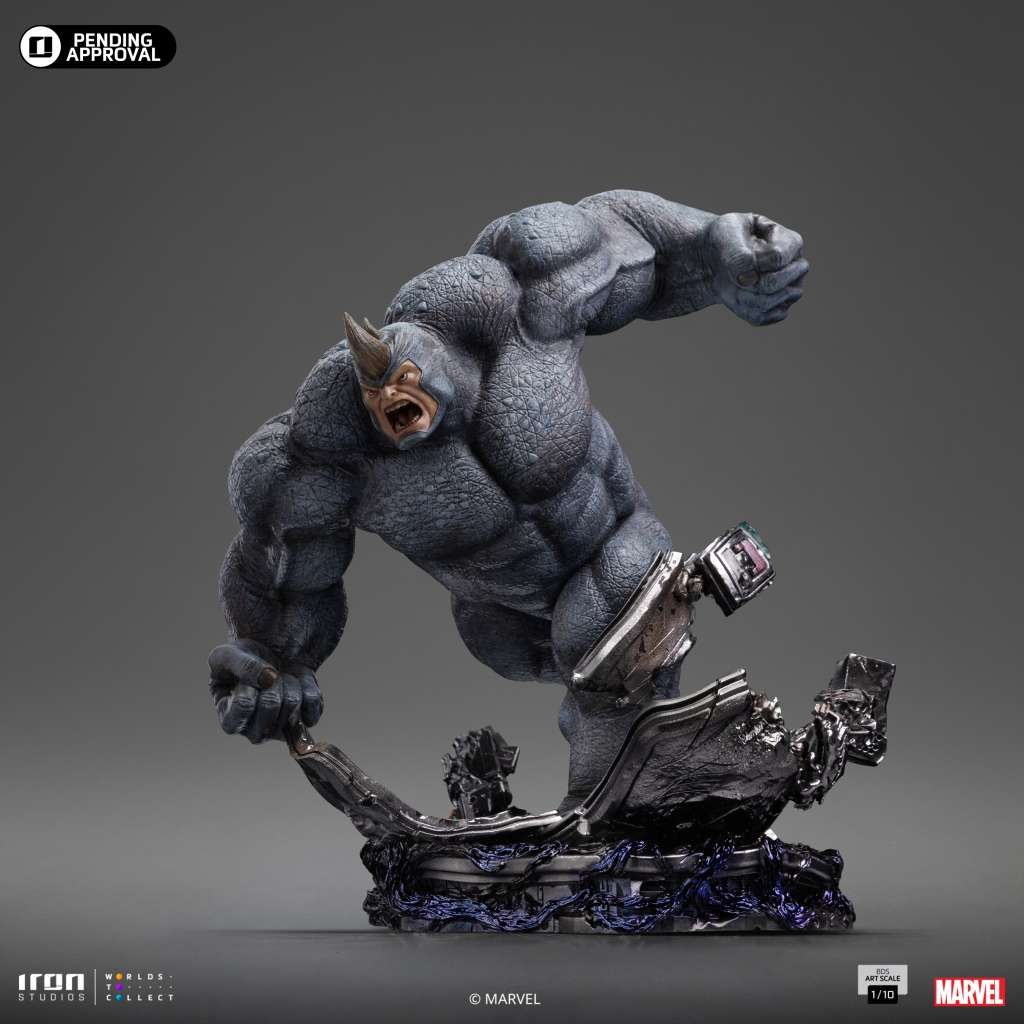 PREORDINE CHIUSO 06/2025 Spider-Man Vs Villains Rhino Statue 1/10 26 cm(PREORDINE NON CANCELLABILE)